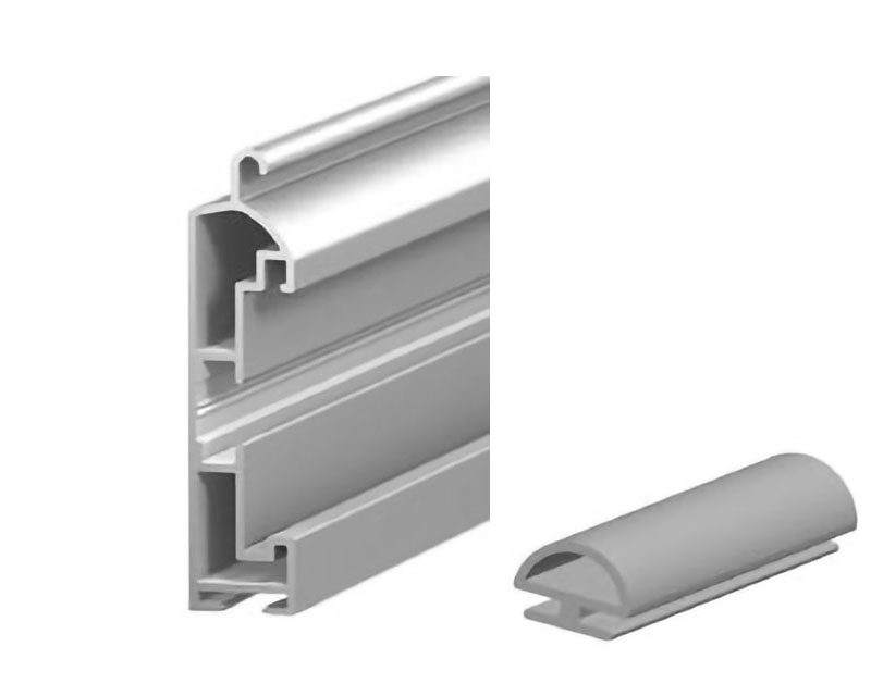 ALUTECH ES14x51I Профиль концевой, с вставкой, алюминиевый, экструдированный, Глянец