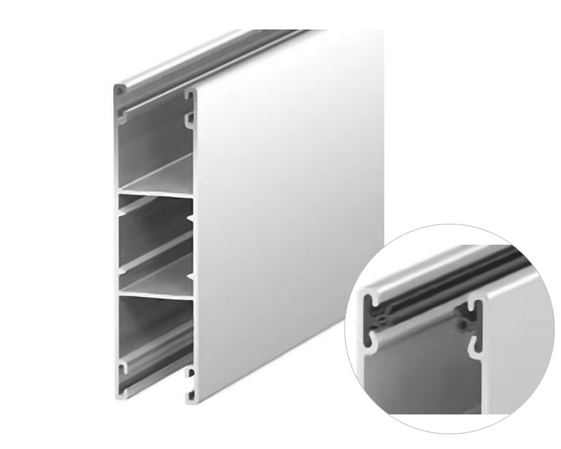 ALUTECH GR79x22IE Шина направляющая, с вставкой, шагрень