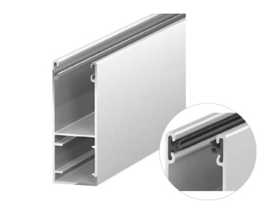 ALUTECH GR65x24I/eco Шина направляющая, с вставкой, глянец, Антрацит, 307137213