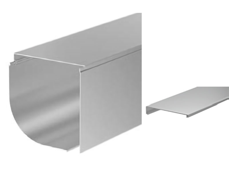 ALUTECH SB-P/QRE/1/205 Короб защитный полукруглый экструдированный, глянец