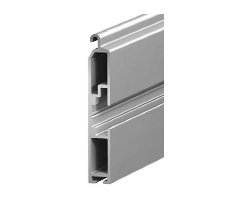 ALUTECH ES9x45R/eco Профиль концевой, без вставки, алюминиевый, экструдированный, Шагрень